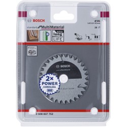 Bosch Kreissägeblatt Standard for Multimaterial, Ø 85mm, 30Z