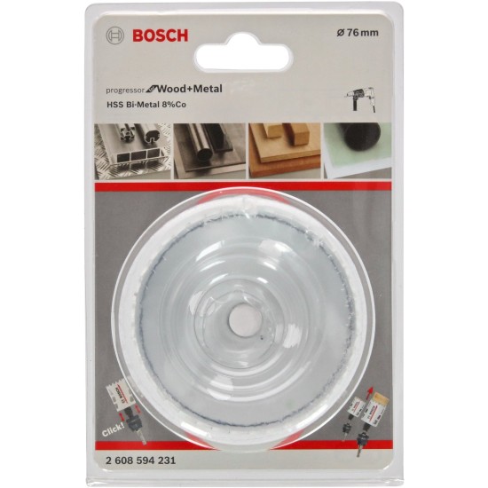 Bosch Lochsäge BiM Progressor for Wood & Metal, Ø 76mm