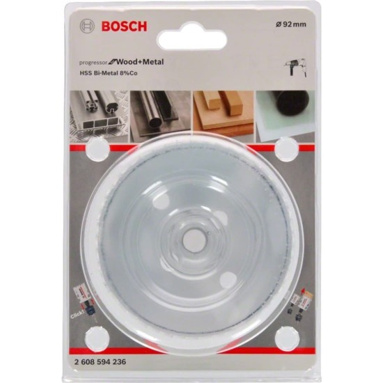 Bosch Lochsäge BiM Progressor for Wood & Metal, Ø 92mm