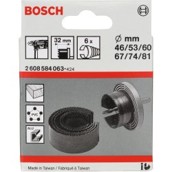 Bosch Lochsägen-Set, Ø 46-81mm, für Alu