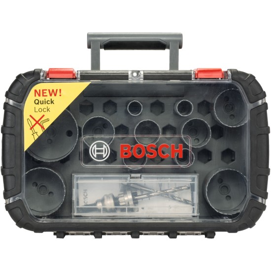 Bosch Lochsägen-Set HSS-Bimetall Elektriker, Ø 22-65mm, 11-teilig