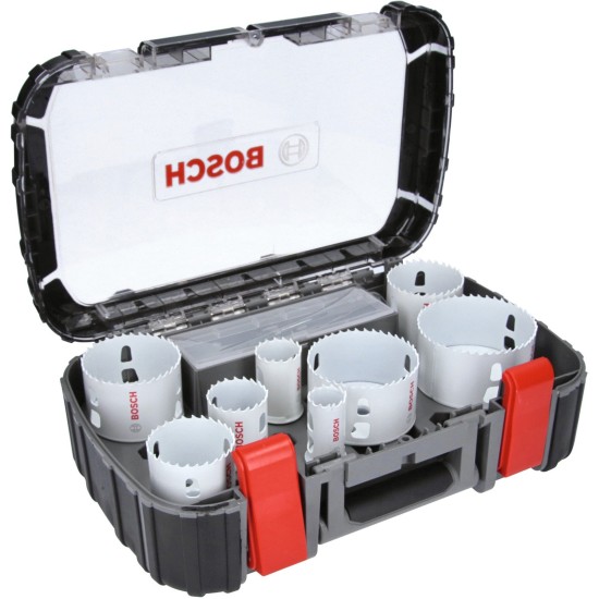 Bosch Lochsägen-Set Progressor for Wood & Metal, Ø 25-86mm, 11-teilig