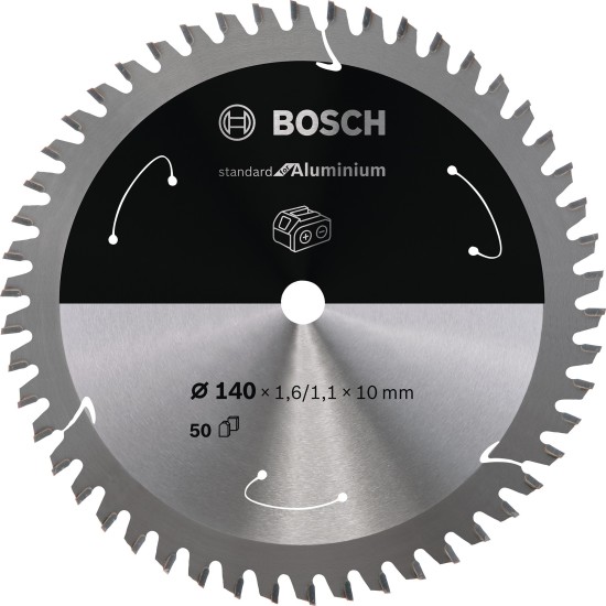 Bosch PRO Aluminium cordless Kreissägeblatt, Ø 140mm, 50Z