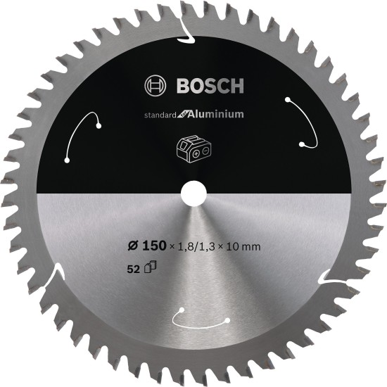 Bosch PRO Aluminium cordless Kreissägeblatt, Ø 150mm, 52Z