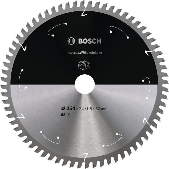 Bosch PRO Aluminium cordless Kreissägeblatt, Ø 254mm, 68Z