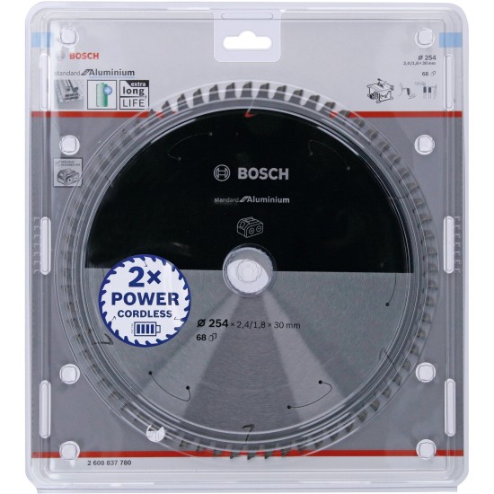 Bosch PRO Aluminium cordless Kreissägeblatt, Ø 254mm, 68Z