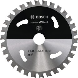 Bosch PRO Steel cordless Kreissägeblatt, Ø 136mm, 30Z