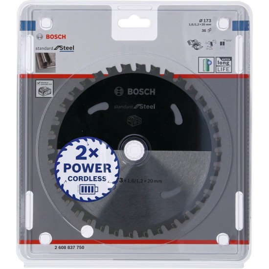 Bosch PRO Steel cordless Kreissägeblatt, Ø 173mm, 36Z