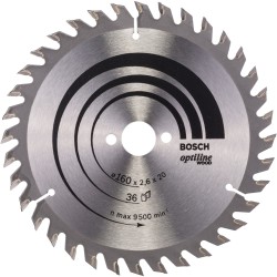 Bosch PRO Wood Kreissägeblatt, Ø 160mm, 36Z