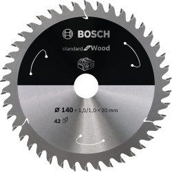 Bosch PRO Wood cordless Kreissägeblatt, Ø 140mm, 42Z
