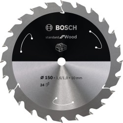 Bosch PRO Wood cordless Kreissägeblatt, Ø 150mm, 24Z