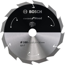 Bosch PRO Wood cordless Kreissägeblatt, Ø 160mm, 12Z