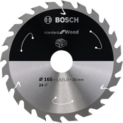 Bosch PRO Wood cordless Kreissägeblatt, Ø 165mm, 24Z