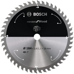 Bosch PRO Wood cordless Kreissägeblatt, Ø 184mm, 48Z