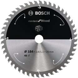 Bosch PRO Wood cordless Kreissägeblatt, Ø 184mm, 48Z