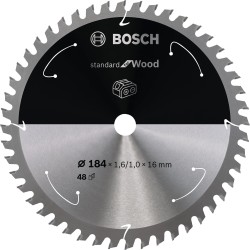 Bosch PRO Wood cordless Kreissägeblatt, Ø 184mm, 48Z
