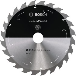 Bosch PRO Wood cordless Kreissägeblatt, Ø 210mm, 24Z