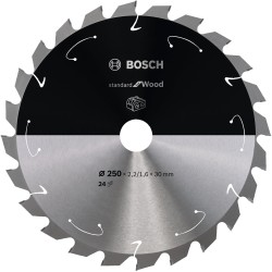 Bosch PRO Wood cordless Kreissägeblatt, Ø 250mm, 24Z