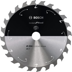 Bosch PRO Wood cordless Kreissägeblatt, Ø 254mm, 24Z