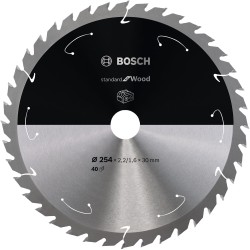 Bosch PRO Wood cordless Kreissägeblatt, Ø 254mm, 40Z