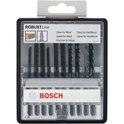 Bosch Robust Line Stichsägeblatt-Satz Wood, 10-teilig