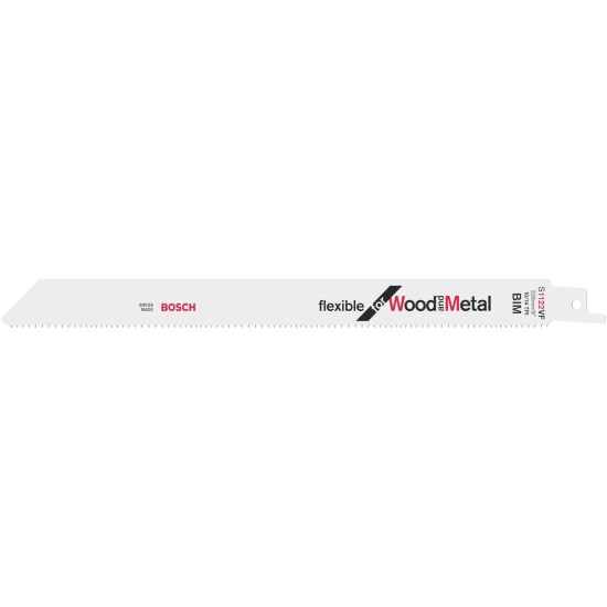 Bosch Säbelsägeblatt S 1122 VF Flexible for Wood and Metal, 5 Stück