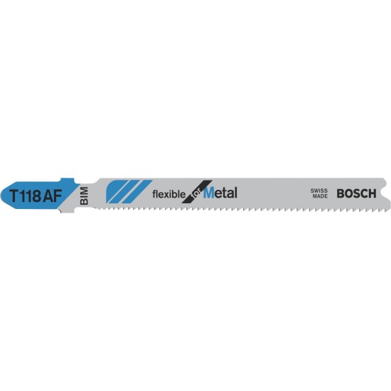 Bosch Stichsägeblatt T 118 AF Flexible for Metal, 92mm