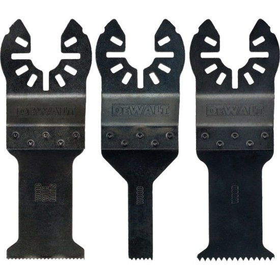 DEWALT Multitool-Zubehörset DT20713, 3-teilig, Sägeblatt-Satz