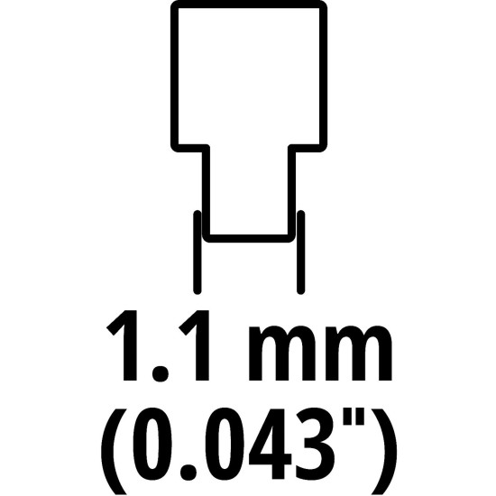 Einhell Ersatzkette 25cm 1,1 40T 3/8", Sägekette