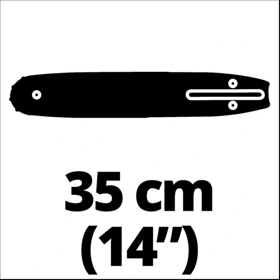 Einhell Ersatzschwert 4500151, für Benzin-Kettensägen, Sägeschwert