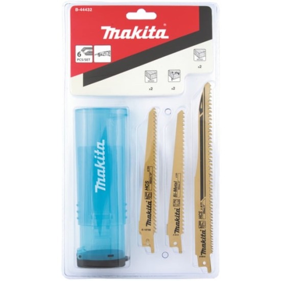 Makita Reciprosägeblatt-Satz A, 6-teilig