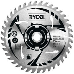 Ryobi HM-Kreissägeblatt CSB165A1, Ø 165mm, 40Z