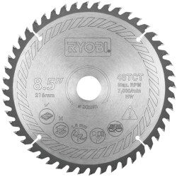 Ryobi HM-Kreissägeblatt SB216T48A1, Ø 216mm, 48Z