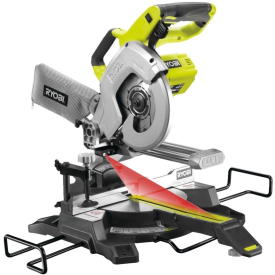 Ryobi ONE+ Akku-Kapp-und Gehrungssäge R18MS216-0, 18Volt