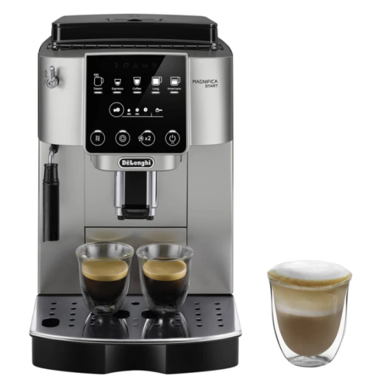DeLonghi ECAM 220.30.SB Magnifica Start fully automatic coffee machine silver-Black