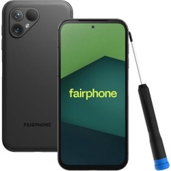 Fairphone 5 5G Dual-SIM 8GB/256GB matt black Android 14 Smartphone