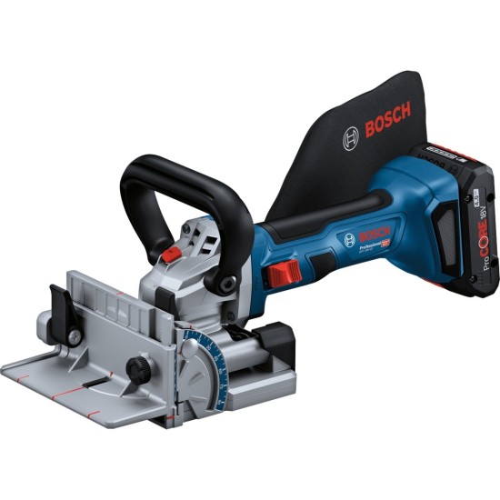 Bosch Akku-Flachdübelfräse GFF 18V-22 Professional Solo, 18 Volt, Nutfräse
