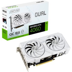 ASUS GeForce RTX 4060 DUAL OC EVO WHITE, Grafikkarte