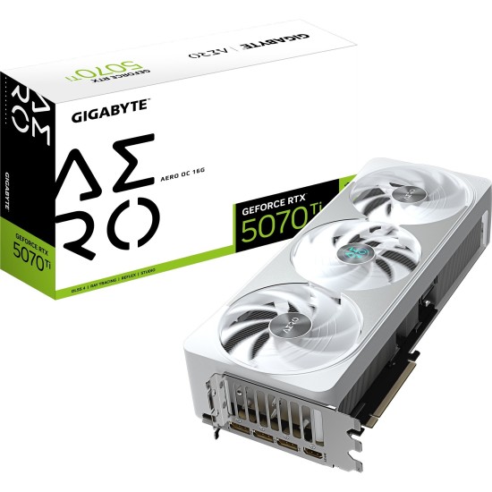 GIGABYTE GeForce RTX 5070 Ti AERO OC 16G, Grafikkarte