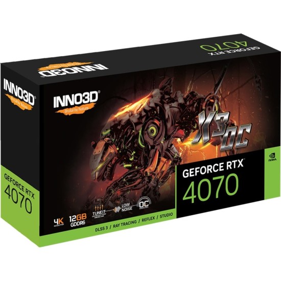 INNO3D GeForce RTX 4070 X3 OC, Grafikkarte