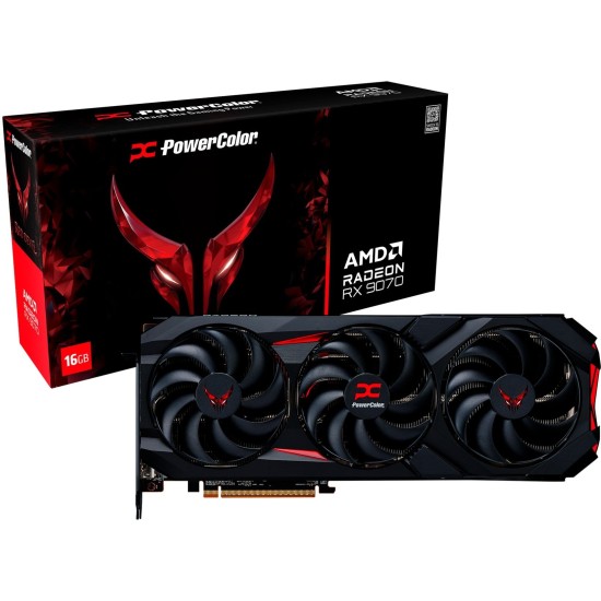 PowerColor Radeon RX 9070 Red Devil 16GB OC, Grafikkarte