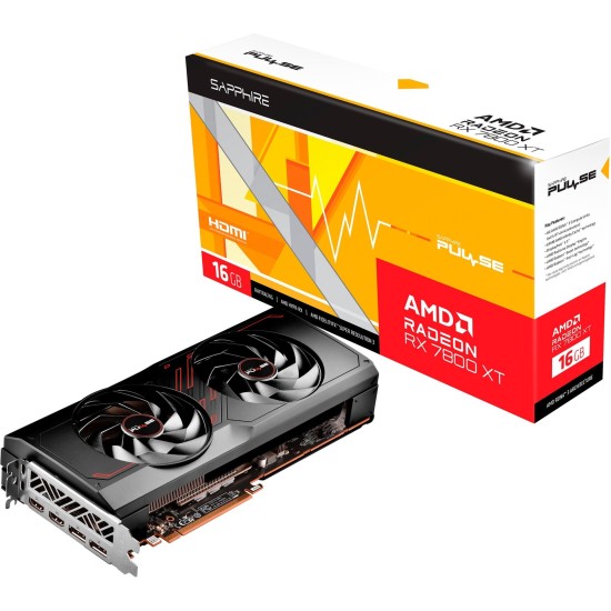 SAPPHIRE Radeon RX 7800 XT PULSE GAMING 16G, Grafikkarte