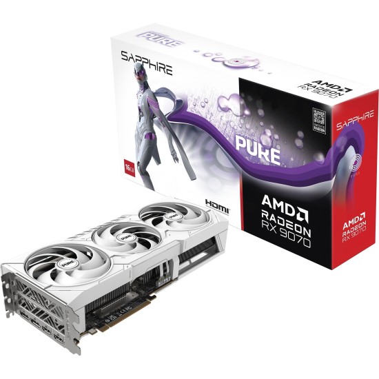 SAPPHIRE Radeon RX 9070 Pure OC, Grafikkarte