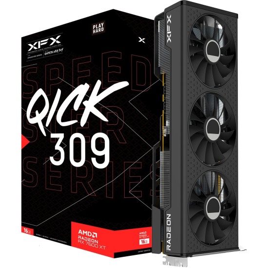 XFX Radeon RX 7600 XT SPEEDSTER SWFT210 CORE Gaming, Grafikkarte