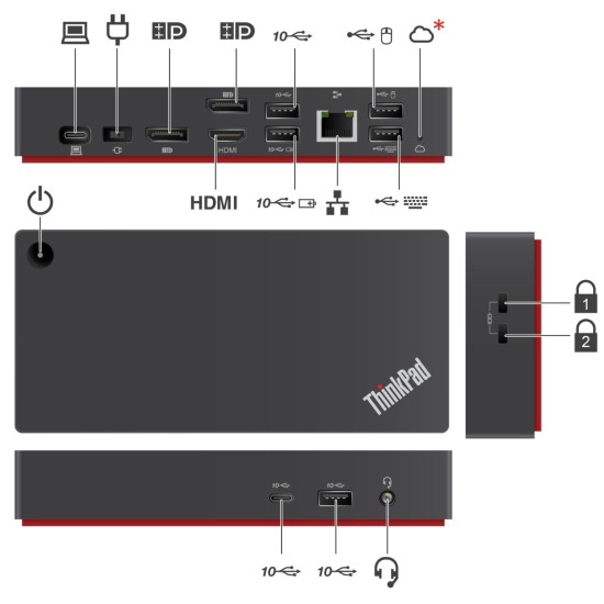 Lenovo ThinkPad USB-C Smart Dock 40B20135EU