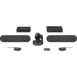 Logitech Rally Plus modular 4K video conference system for large rooms