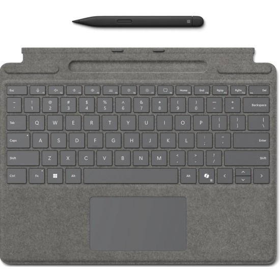 Microsoft Surface Pro Signature Keyboard platinum 8X8-00168 +Pen & copilot button