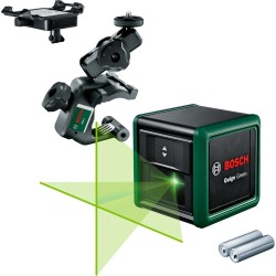 Bosch Kreuzlinienlaser Quigo Green II, mit Klemme
