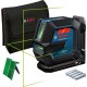 Bosch Linienlaser GLL 2-15 G Professional, mit Halterung, Kreuzlinienlaser
