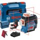 Bosch Linienlaser GLL 3-80 C Professional, L-BOXX, Kreuzlinienlaser